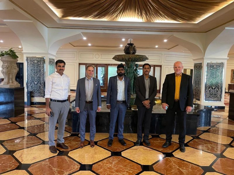 Delegation participants pictured during the Business Lahti program in Telangana